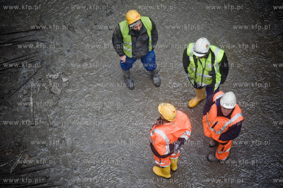 Gdansk. Powstajacy Wezel Marynaki Polskiej. Uroczystosc...