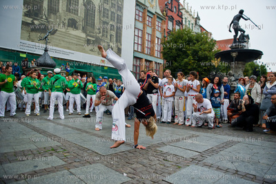Gdansk. Dlugi Targ. 6 Gdanski Festiwal Kultury Brazylijskiej...