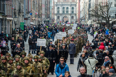 Gdansk. Narodowy Dzien Pamieci Zolnierzy Wykletych....