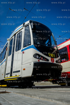 Gdansk. Wrzeszcz. Zajezdnia tramwajowa Zakladu Komunikacji...