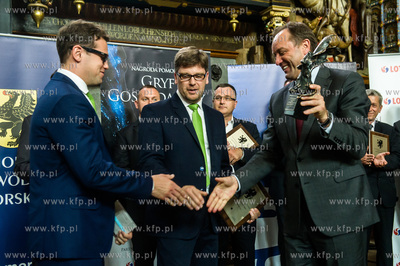 Gdansk. Dwor Artusa. Uroczystosc wreczenia Nagrody...