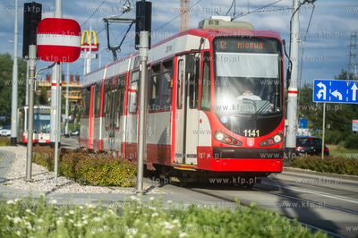 Gdańsk. Morena. Linia tramwajowa Piecki - Migowo....