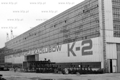 Hala Wydziału Prefabrykacji Kadłubów K2 w  Stoczni...