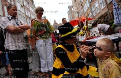 Gdansk. Dlugi Targ. Ceremonia otwarcia Jarmarku sw....