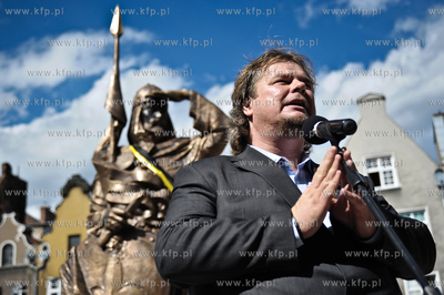 Odsloniecie pomnika Swietopelka II Wielkiego na skwerze...