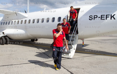 Port Lotniczy Gdansk im. Lecha Walesy, przylot reprezentacji...