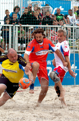 Mecz gwiazd w ramach Finalu Mistrzostw Plazowej Pilki...