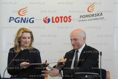 Podpisanie porozumienia miedzy Grupa LOTOS SA i Polskim...