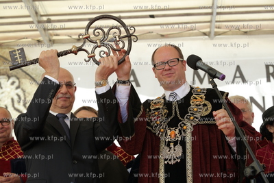 Otwarcie 753 Jarmarku św. Dominika w Gdansku. Nz....