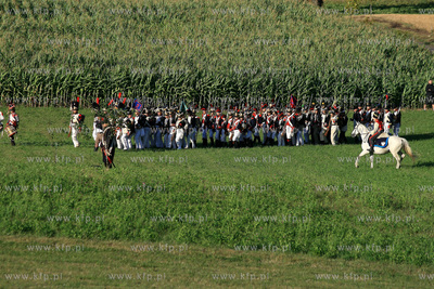 Rekonstrukcja bitwy z okresu kampanii napoleonskiej...