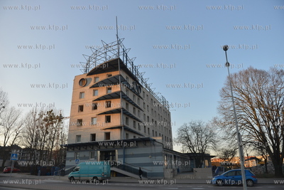 Gdynia. ul. Kielecka. Byla centarla banku Nordea. 17.03.2016...