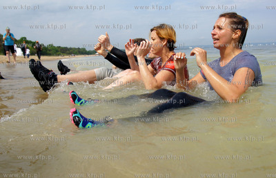 Na plaży w Gdańsku-Brzeźnie odbył się w Warriors...