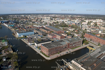 Elblag z lotu ptaka. 19.04.2009 fot. Kacper Kowalski...