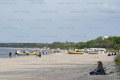 Plaża w Sopocie.19.05.2021 Fot. Anna Bobrowska /...