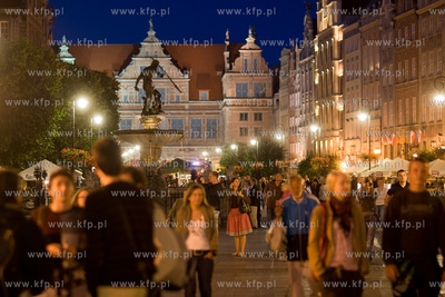 Gdanska starowka, Fontanna Neptuna na Dlugim Targu,...
