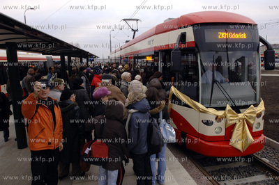 Uroczyste otwarcie nowowybudowanej trasy tramwajowej...