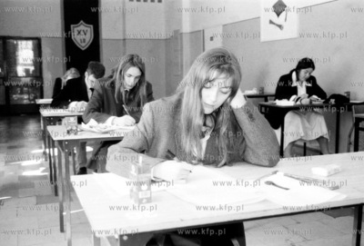 Egzamin dojrzalosci w XV Liceum Ogolnoksztalcacym na...