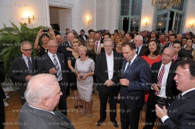 Urodziny Lecha Walesy w Palacu Opatow w Gdansku Oliwie....