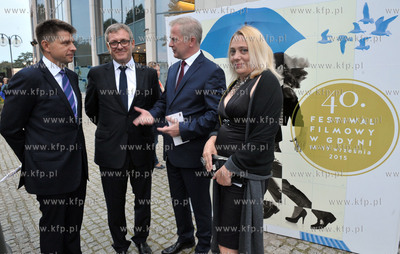 Festiwal Filmowy w Gdyni tuz przed oficjalnym otwarciem....