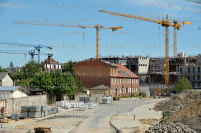 Gdansk Wrzeszcz. Tereny zburzonego osiedla na ul. Nad...