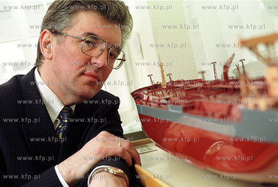 Janusz Szlanta - prezes zarzadu Stocznia Gdynia S.A.16.02.2002fot....