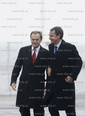 Sopot. Spotkanie premiera RP Donalda Tuska z premierem...