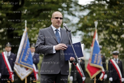 Gdańsk Zaspa. Cmentarz.  Uroczyśtosci z okazji obchodów...