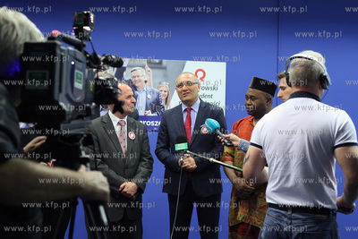 Briefing prasowy zorganizowany pod hasłem Razem głosujemy...