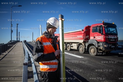 Pierwsze próby obciążeniowe budowanego mostu w Sobieszewie.
29.09.2018
fot....