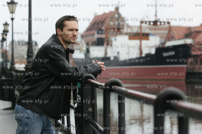 Jaroslaw Walesa na Dlugim Pobrzezu w Gdansku. 30.09.2005...