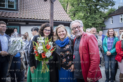 Gdańsk Orunia. Spotkanie prezydent Gdańska Aleksandry...