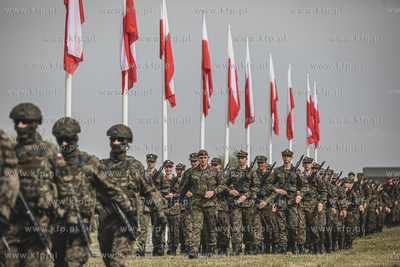 Grudziądz. Przysięga wojskowa żołnierzy 8. Kujawsko-Pomorskiej...