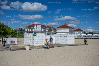 Wejscie na plażę nr 23  w Sopocie.
01.08.2022
fot....