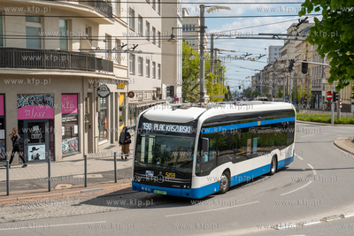 Ul. 10 lutego. Komunikacja miejska w Gdyni. Linia 190...
