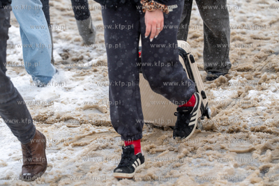 Intensywne opady śniegu w Gdańsku. 13.03.2026 fot....