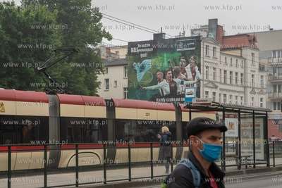 Gdańsk Wrzeszcz, Al. Grunwaldzka. Mural Grupy Lotos,...