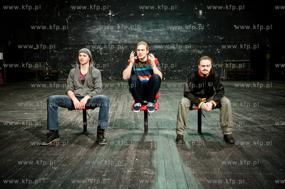 Gdansk. Teatr Wybrzeze. Proba do spektaklu pt Faza...