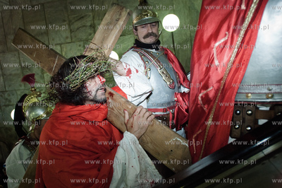 Wielki Piatek. Misterium Meki Panskiej na ulicach Gdanska....