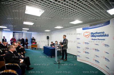 Gdansk. Manhattan. Wybory przewodniczacego Platformy...