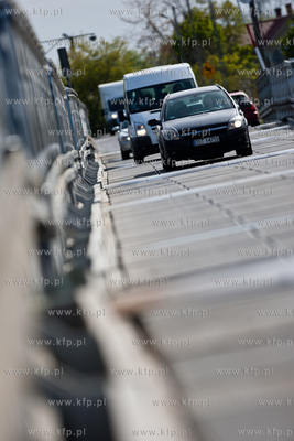 Gdansk. Sobieszewo. Odremontowany most pontonowy. 06.05.2014...