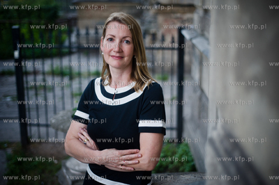 Gdansk. Wrzeszcz. Dr. Aleksandra Richie, autorka ksiazki...