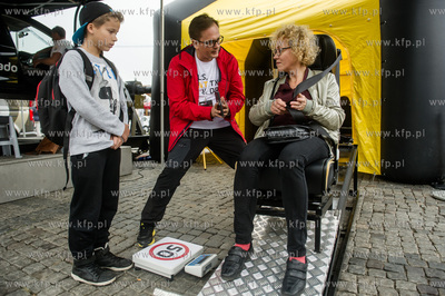 Gdańsk. Targ Węglowy. VIII Festiwal Temperatury im....