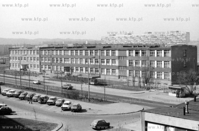 Budynek szkoly na ul. Lumumby pozniejszej Jagiellonskiej...