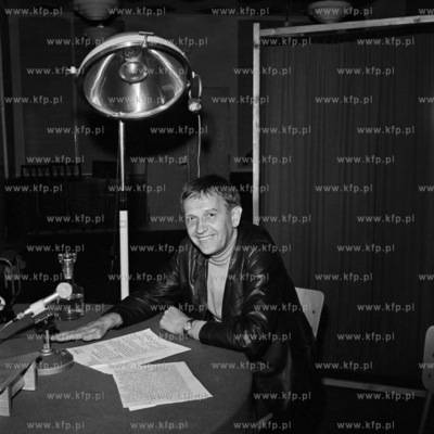 W studiu Radia Gdańsk. 
1960
0009631z
Fot. Zbigniew...