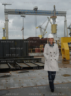 Sesja zdjeciowa aktorki Magdy Waligorskiej na terenie...