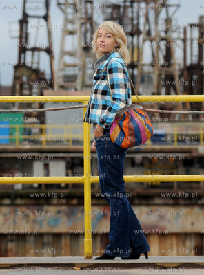 Sesja zdjeciowa aktorki Magdy Waligorskiej na terenie...