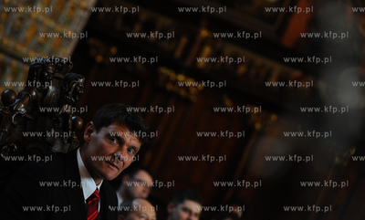 Gdansk. Dwor Artusa. Wreczenie Medali sw. Wojciecha...