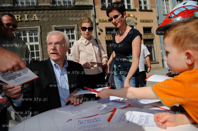 Gdansk - kampania wyborcza kandydata na Urzad Prezydenta...