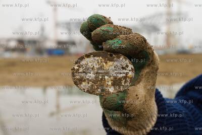 Gdansk. Rebiechowo. Szczatki niemieckiego zolnierza...