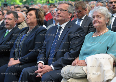 Sopot Opera Lesna. Prezydent Bronislaw Komorowski uczestniczyl...